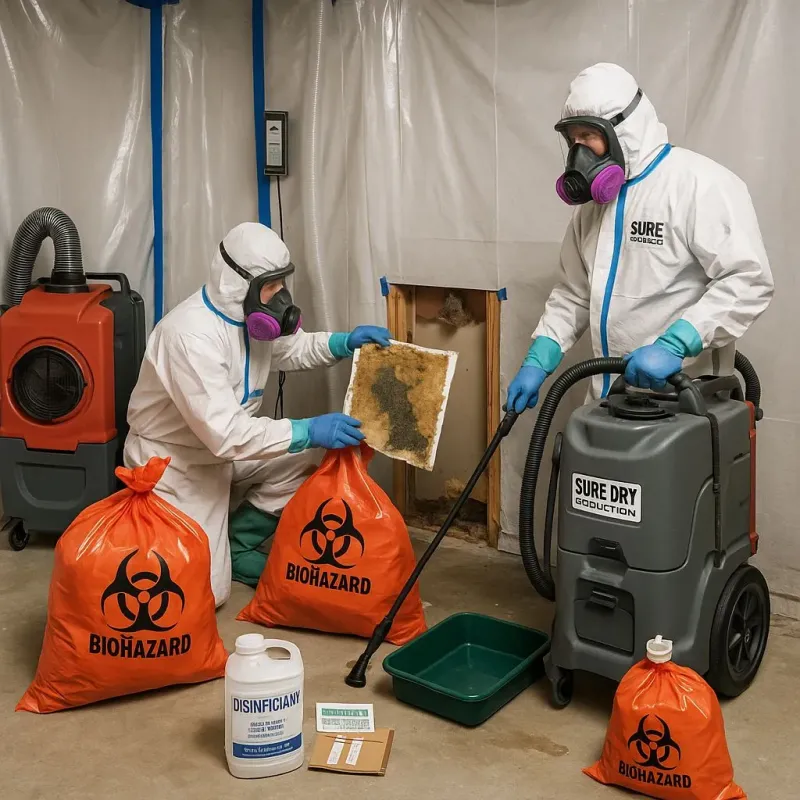 Contaminated Water Handling Protocols process in West Union, IA