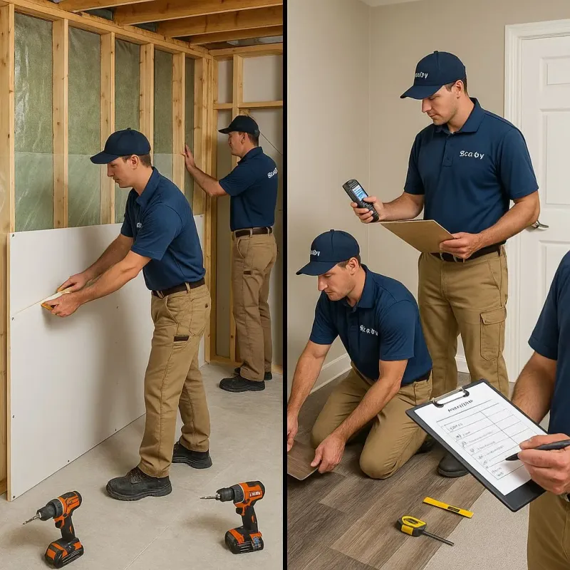 Repairs and Reconstruction process in West Union, IA